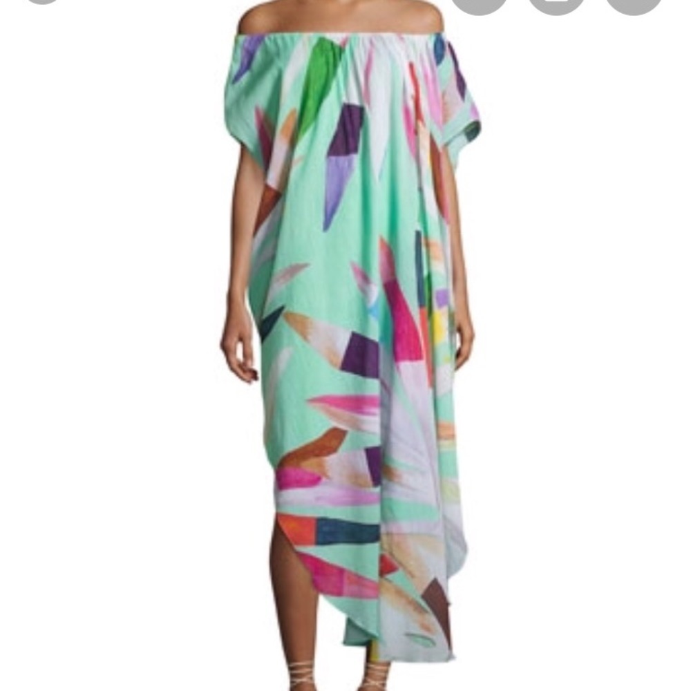 Mara Hoffman Off-the-shoulder Dashiki dress
